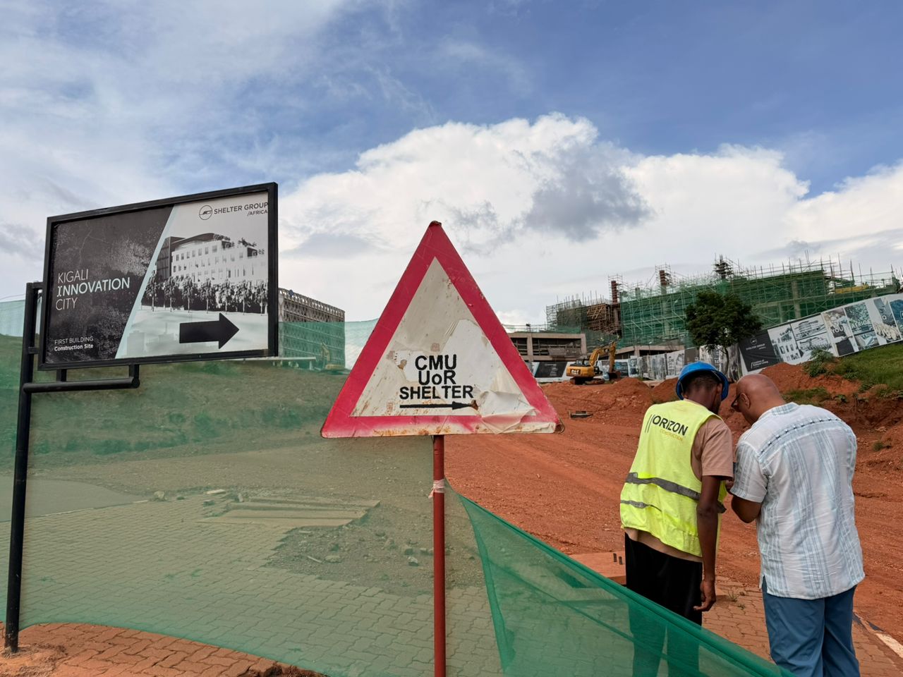Kigali Innovation City first building under construction