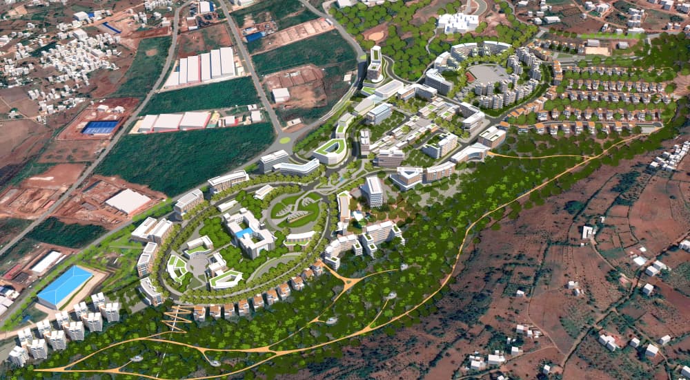 Kigali Innovation City master plan in wider context