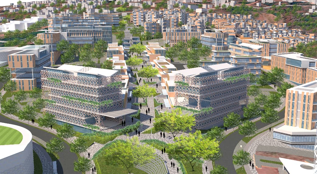 Kigali Innovation City streetscape